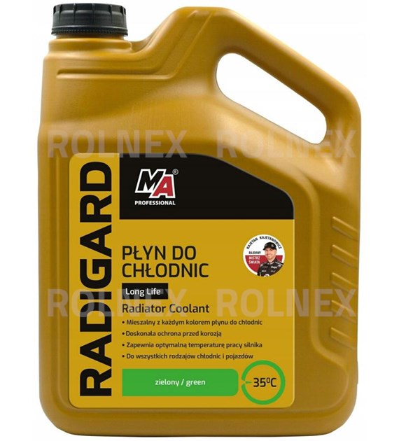PŁYN DO CHŁODNIC RADIGARD MOJE AUTO 5L ZIELONY