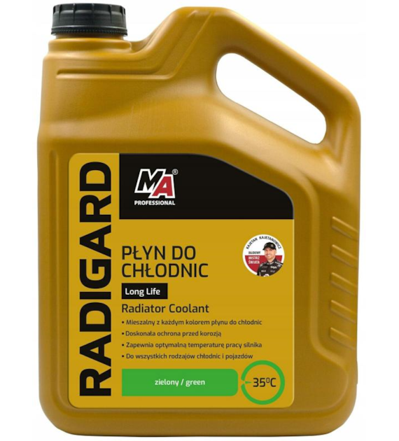 PŁYN DO CHŁODNIC RADIGARD MOJE AUTO 5L ZIELONY