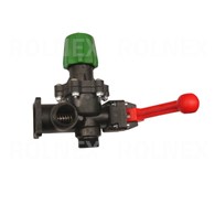 SEKCJA GŁÓWNA ZAWORU Z REGULATOREM I DŹWIGNIĄ ZAWORU ODCINAJĄCEGO