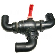 ZAWÓR KULOWY 3 DROŻNY 2  KOL. FI-50 PROLINE