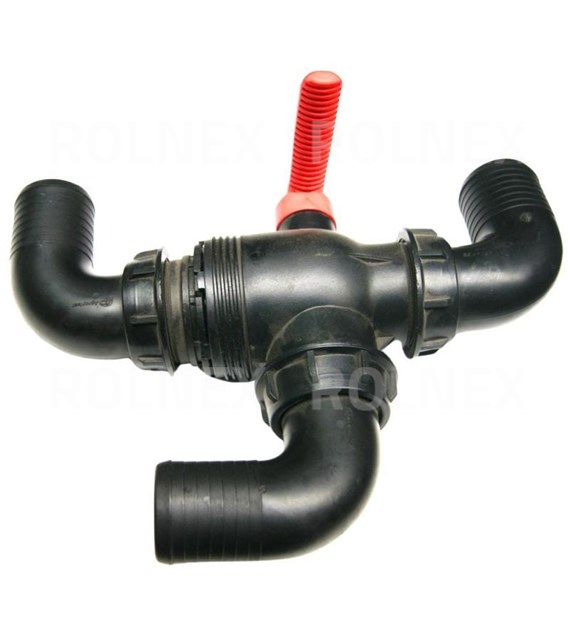 ZAWÓR KULOWY 3 DROŻNY 2  KOL. FI-50 PROLINE