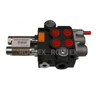 ROZDZIELACZ 2-SEKCYJNY STER. LINKĄ 40 L SPRĘŻYNA/SPRĘŻYNA