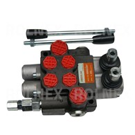 ROZDZIELACZ 2-SEKCYJNY Z ZATRZASKIEM40L SPRĘZYNA / ZATRZASK