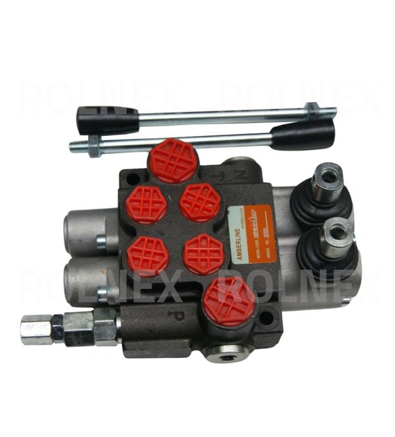 ROZDZIELACZ 2-SEKCYJNY Z ZATRZASKIEM40L SPRĘZYNA / ZATRZASK