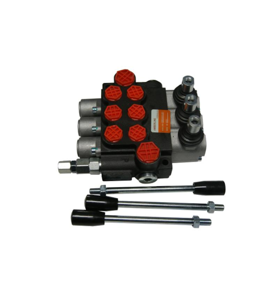 ROZDZIELACZ 3-SEKCYJNY HYDRAULICZNY 3xSPRĘŻYNA