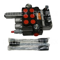 ROZDZIELACZ 3-SEKCYJNY HYDRAULICZNY 2xSPRĘŻYNA 1xPŁYWANIE