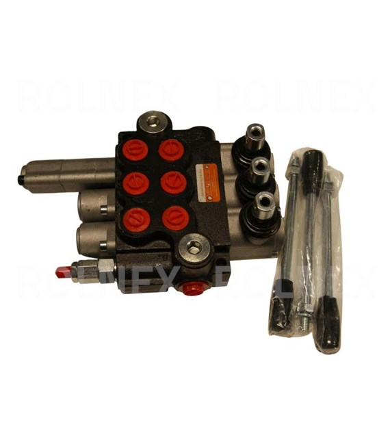 ROZDZIELACZ 3-SEKCYJNY HYDRAULICZNY 2XZATRZASK+1XPŁYWANIE