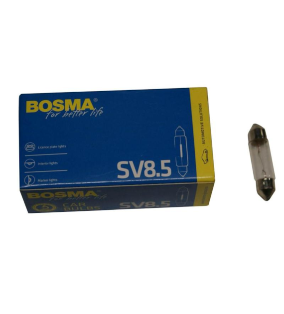 ŻARÓWKA 24V 5W RURKA BOSMA 10x36 SV8,5SV8,5
