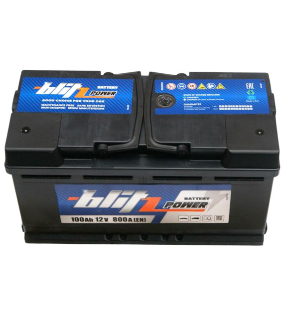 AKUMULATOR 100AH AUTOPART PRAWY+ 800A BLITZ
