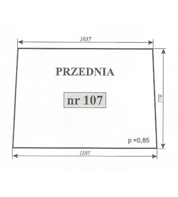 SZYBA 107 PRZÓD C360 LUBSKO