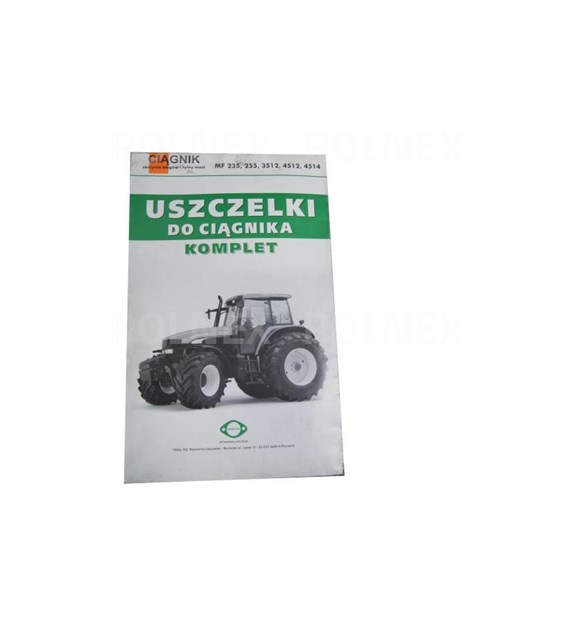 KOMPLET USZCZELEK SKRZYNI MF 255/3512 POLGASKET + TYLNY MOST