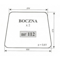 SZYBA 112 BOK MF 255 LUBSKO
