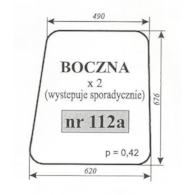 SZYBA 112A BOK MF 255 LUBSKO W CIĄGNIKACH WYSTĘPUJE RZADKO