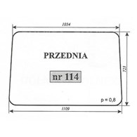 SZYBA 114 PRZÓD MF 255 LUBSKO