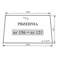 SZYBA 121=156 PRZÓD MF 255 SOKÓŁKA