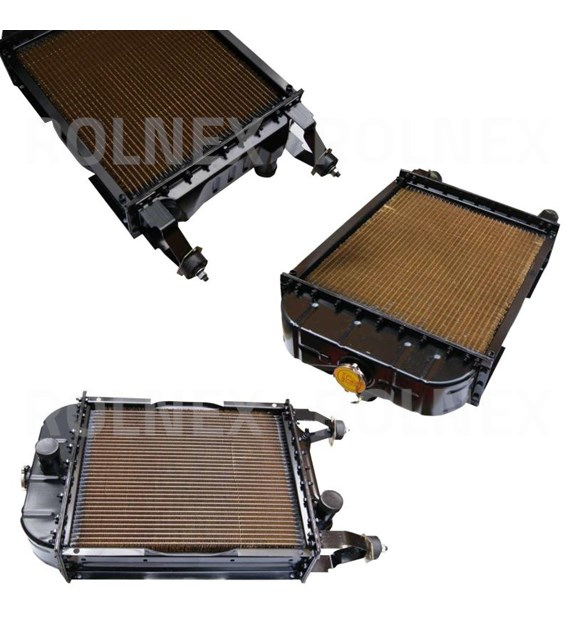 CHŁODNICA WODY MTZ 1221 5 KANAŁOWA Aluminiowa