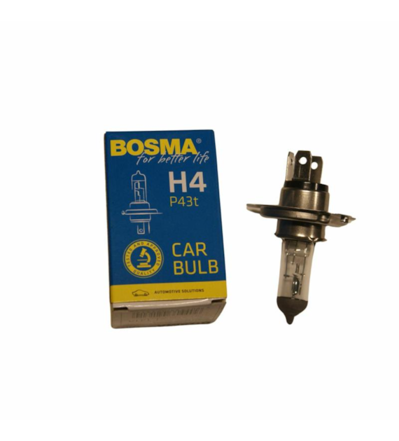 ŻARÓWKA 12V 60/55W H4 P43 BOSMA SAMOCHODY