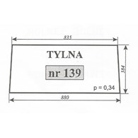 SZYBA 139 TYŁ C355 CZESKA