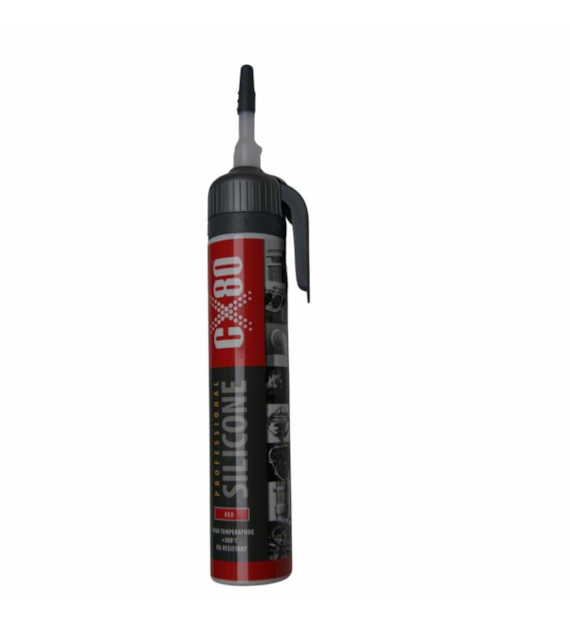 SILIKON CZERWONY 210G CX-80 WYSOKOTEMPERATUROWY GAZOWY