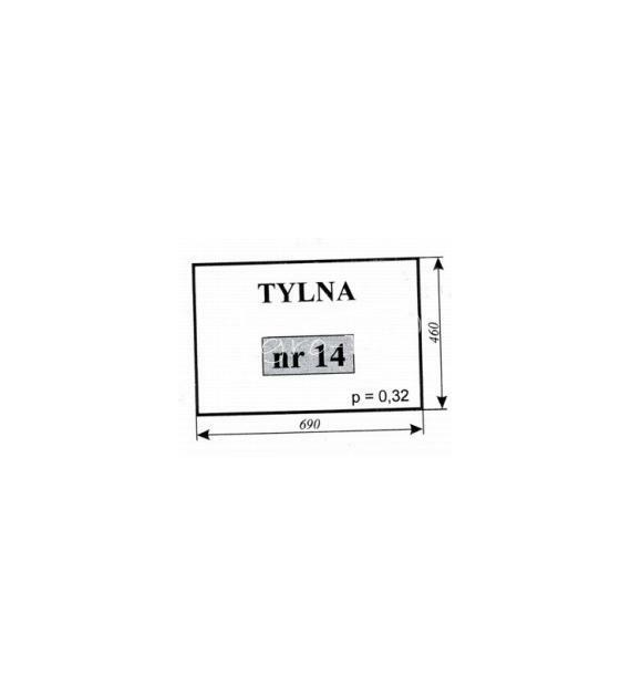 SZYBA 14 TYLNA ZETOR