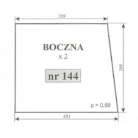 SZYBA 144 BOK C355 CZESKA