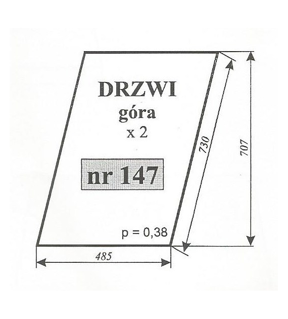 SZYBA 147 DRZWI C360