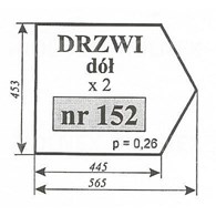 SZYBA 152 MF 255 SOKÓŁKA
