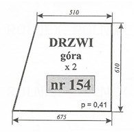 SZYBA 154 DRZWI GÓRA MF 255 SOKÓŁKA RÓWNIEŻ: KABINA K-403