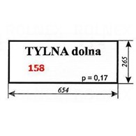 SZYBA 158 MF 255 SOKÓŁKA