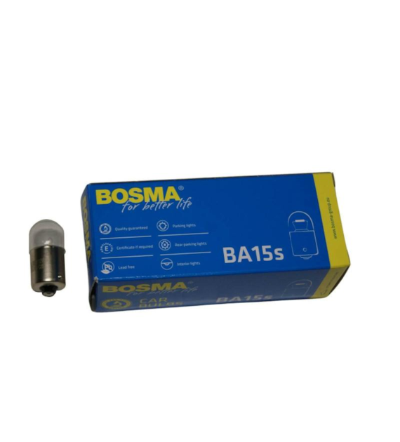 ŻARÓWKA 12V 5W BAŃKA BOSMA BA15S