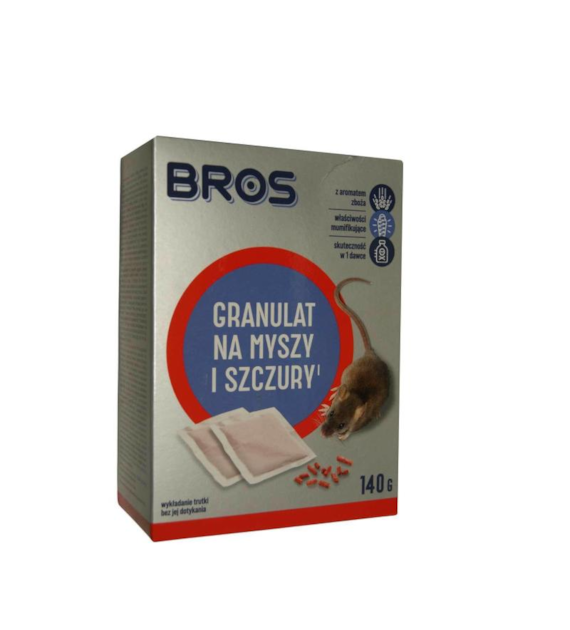 GRANULAT NA MYSZY I SZCZURY BROS 140g