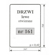 SZYBA 161 DRZWI LEWE T25 KABINA ROSYJSKA T3045152A