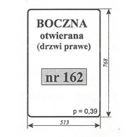 SZYBA 162 DRZWI PRAWE T25 KABINA R T3045353A