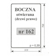 SZYBA 162 DRZWI PRAWE T25 KABINA R T3045353A