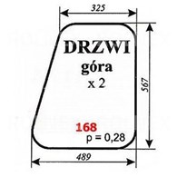 SZYBA 168 DRZWI GÓRA KOPARKO SPYCHARKA JUMZ BIAŁORUŚ