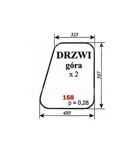 SZYBA 168 DRZWI GÓRA KOPARKO SPYCHARKA JUMZ BIAŁORUŚ