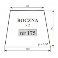 SZYBA 175 BOK C360 MF KOŹMIN