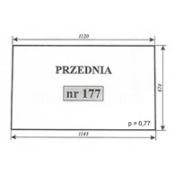SZYBA 177 PRZÓD C360 MF KOŹMIN SZYSZKA