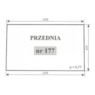 SZYBA 177 PRZÓD C360 MF KOŹMIN SZYSZKA