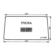 SZYBA 178 TYLNA C330