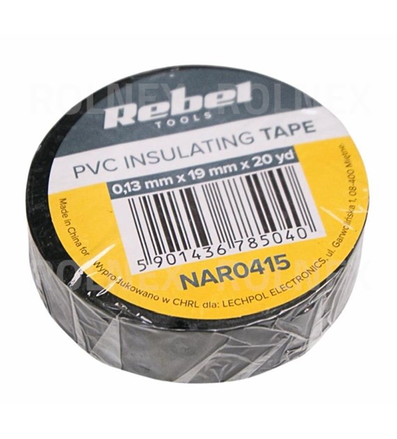 TAŚMA IZOLACYJNA 19/20 CZARNA NAR0415