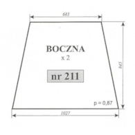 SZYBA 211 BOK C362