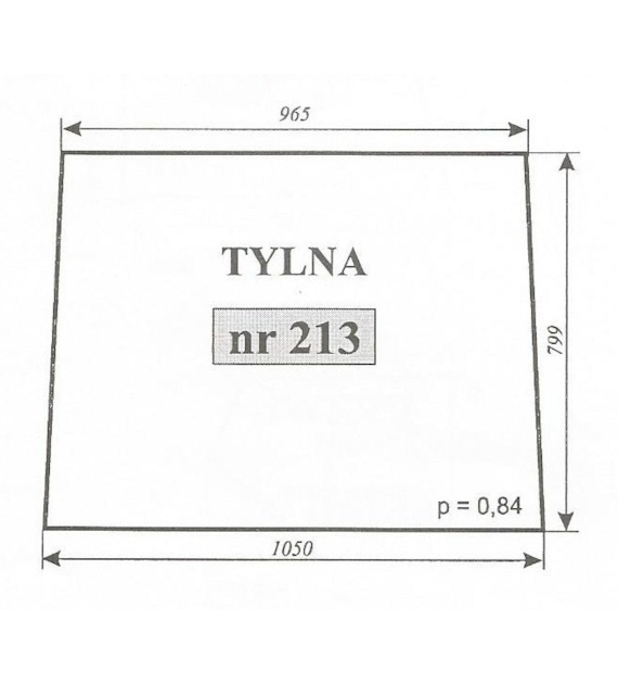 SZYBA 213 TYŁ C362