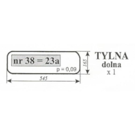 SZYBA 23A PRZEDNIA DOLNA C360