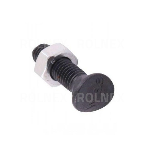 ŚRUBA KPL.REDLICZKOWA  AGREGATU PÓŁOKRĄGŁA 10*35 243881035 WARYŃSKI PÓŁOKRĄGŁA KLASA 8.8