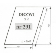 SZYBA 291 DRZWI C360 LUBSKO 1985