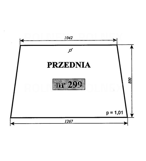 SZYBA 299 PRZÓD C330 SOKÓŁKA