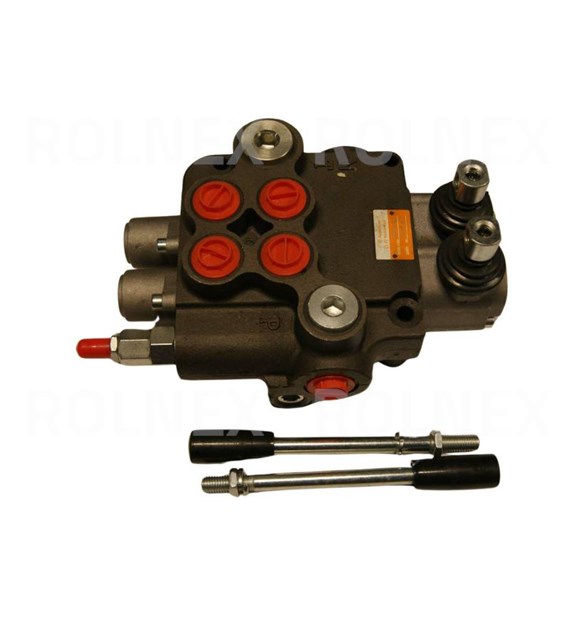 ROZDZIELACZ 2-SEKCYJNY 80L/MIN SPRĘŻYNA/SPRĘŻYNA