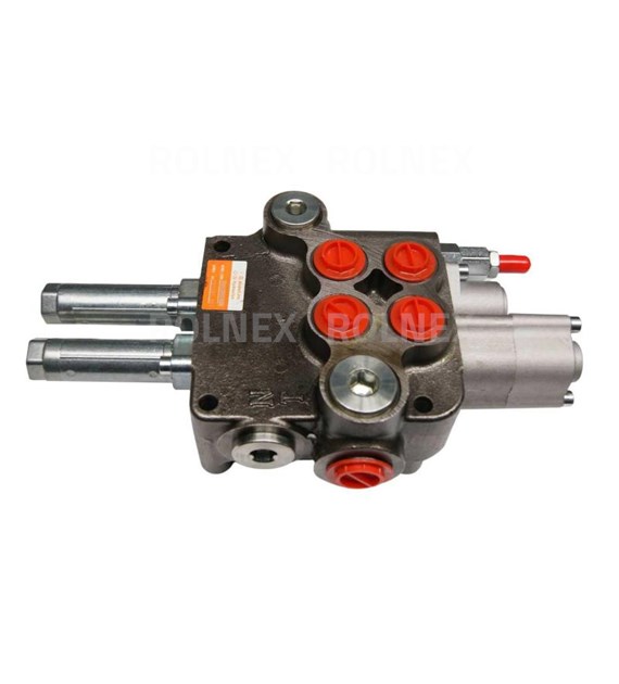 ROZDZIELACZ 2-SEKCYJNY STER. LINKĄ 80L/M 1XSPRĘŻYNA/1XSPRĘŻYNA + 1XPŁYWANIE