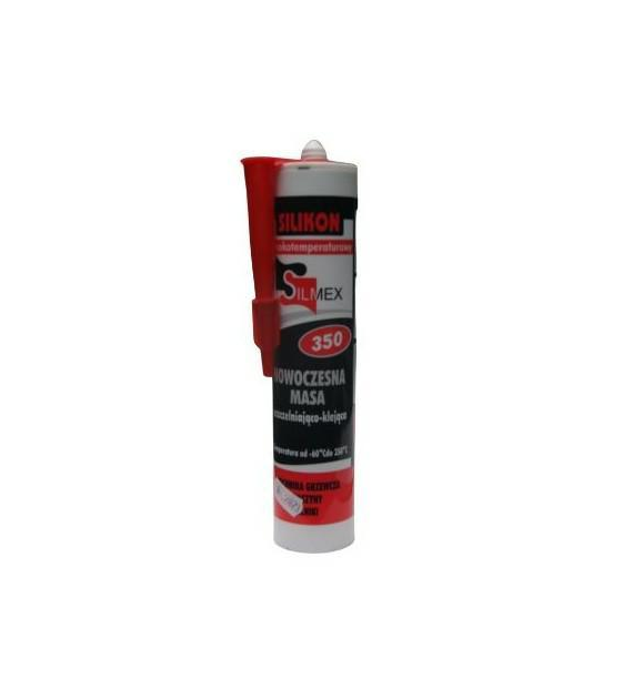 SILIKON WYSOKA TEMP.350C 310ML CZERWONY